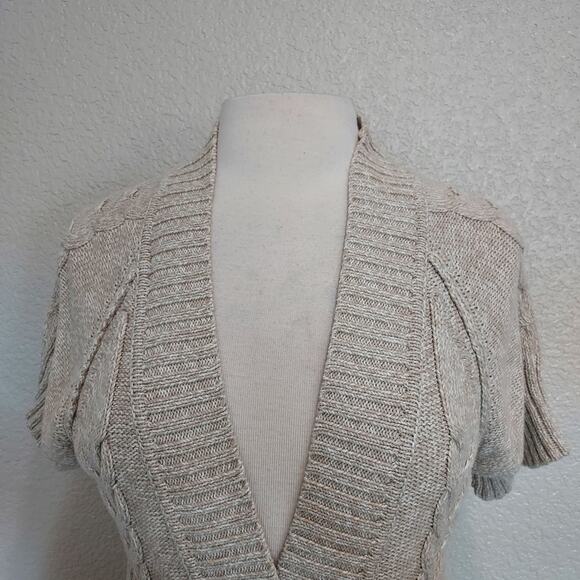 Kenneth Cole Reaction Beige Knit Button Cardigan Size S - Picture 3 of 11
